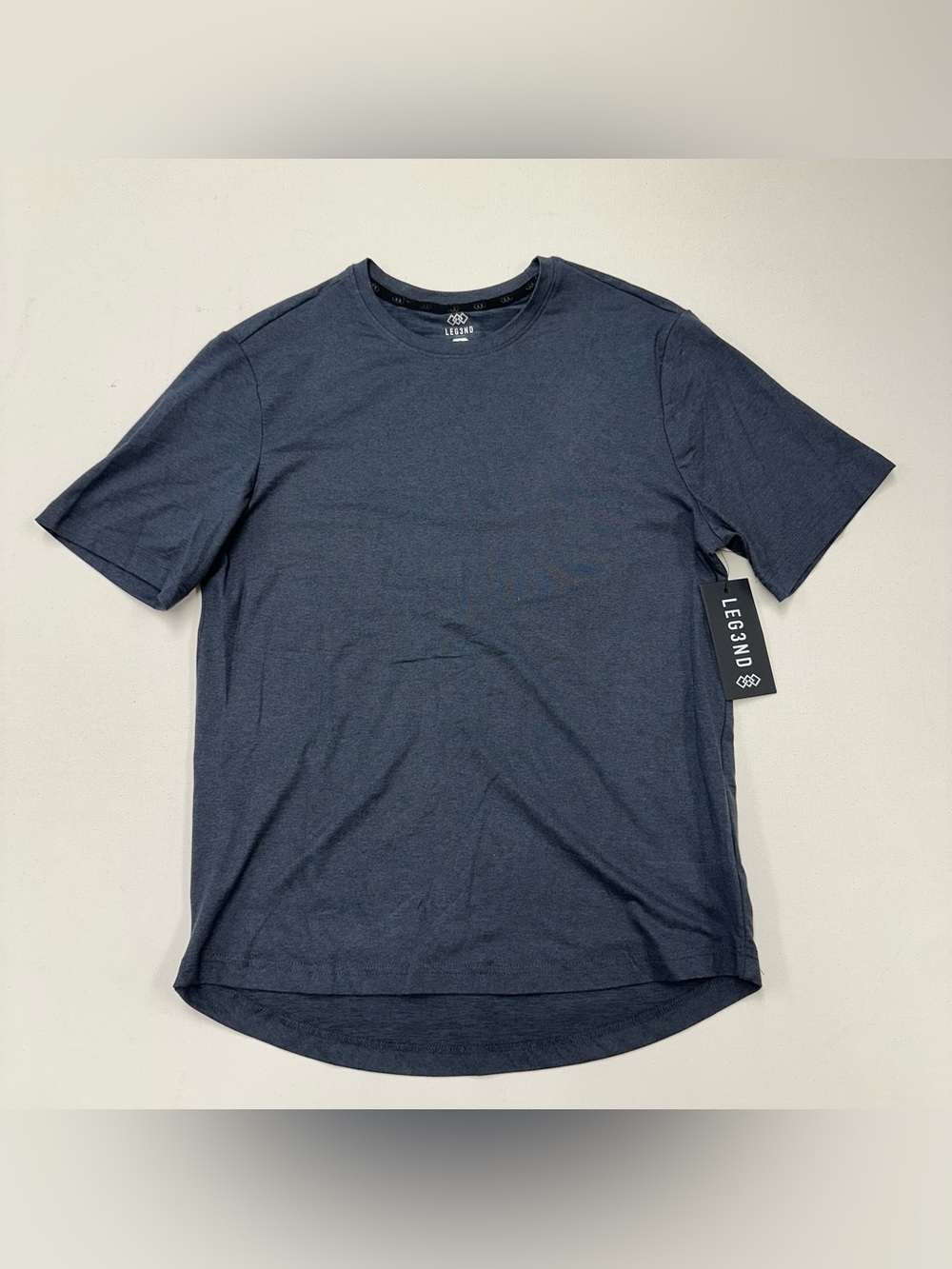 Leg3nd Inspire T Shirt Men Small Blue Active Training Gym Short Sleeve Train